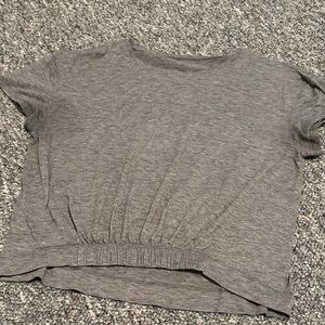Lululemon Gray Short Sleeve Top
